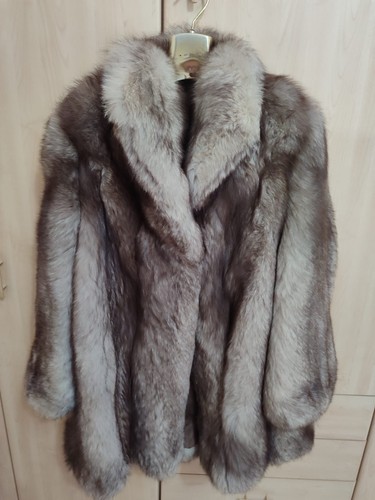 Vera pelliccia grigia argento - grigia,