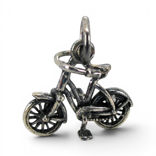Charm bicicletta argento - bicicletta,