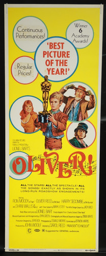Oliver inserto poster - inserto, 1969