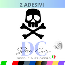 Kit 2 Adesivo capitan harlock  Tuning auto moto casco pvc vinile vetro camper