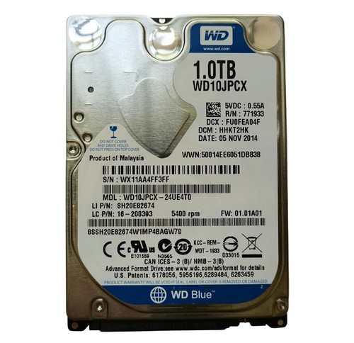 Western digital wd10jpcx - tb,