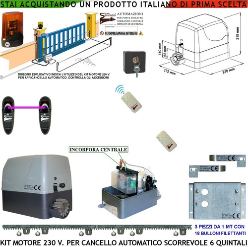 Cancello scorrevole automatico - cancello,