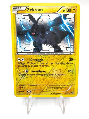 Carta pokemon zekrom set - 50/99,