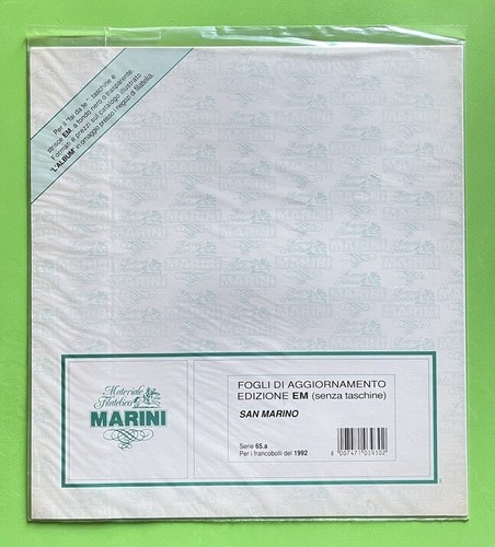Fogli album marini san marino - fogli,