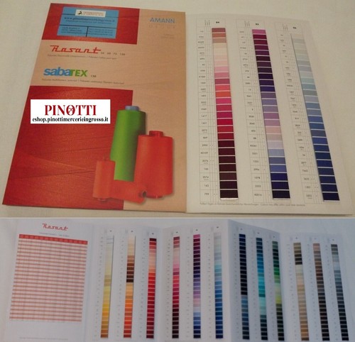 Cartella colori filo - filo, amann