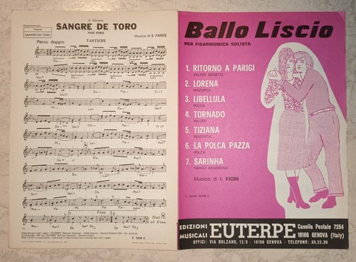 Spartito musicale ballo liscio - spartito,