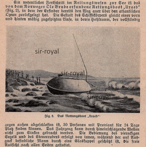 Das rettungsboot uraed 1907 - -,