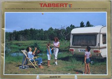 depliant caravans tabbert modelli 1985 roulotte campeggio vintage epoca auto