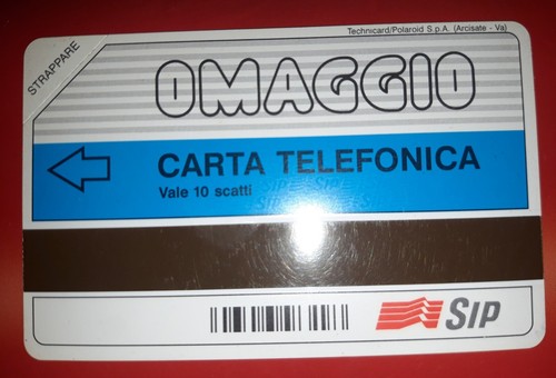 Scheda telefonica rara - rara,
