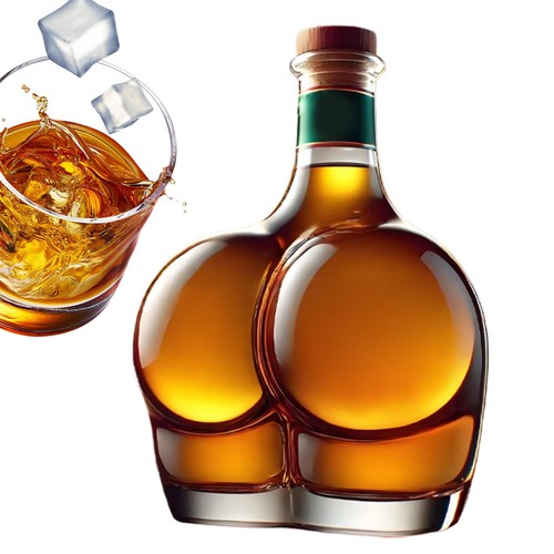 Bottiglia whisky pesca - di,