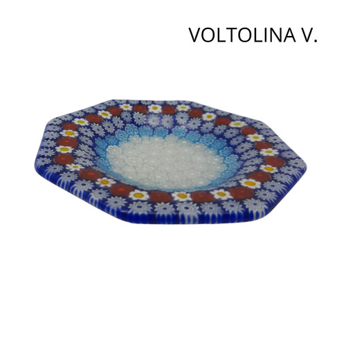 Piattino ottagono murrine - ottagono,