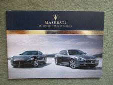 Programma Maserati Quattroporte +GT S,GranTurismo,+S catalogo formato piccolo