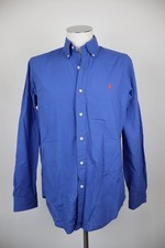 RALPH LAUREN CAMICIA COTONE UOMO Tg M MAN SHIRT VINTAGE CASUAL MANICA LUNGA