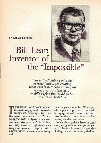Bill lear 1971 jet - lear,