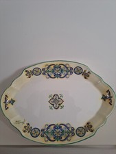  Facciolini  Vassoio Ovale Ceramiche Di Castelli Made In Italy