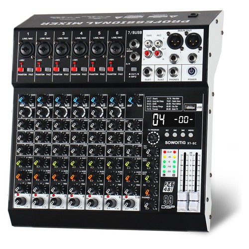 Mixer audio professionale - , 8