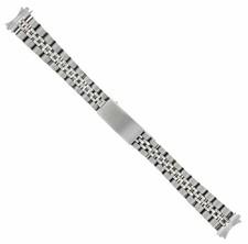CINTURINO OROLOGIO JUBILEE ACCIAIO INOX BRACCIALE DONNA PER OROLOGIO ROLEX 26MM ANSE 13MM