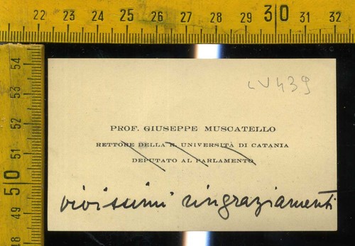 Autografo politica medicina - autografo,
