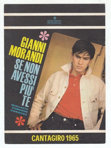 Spartito gianni morandi non - se,