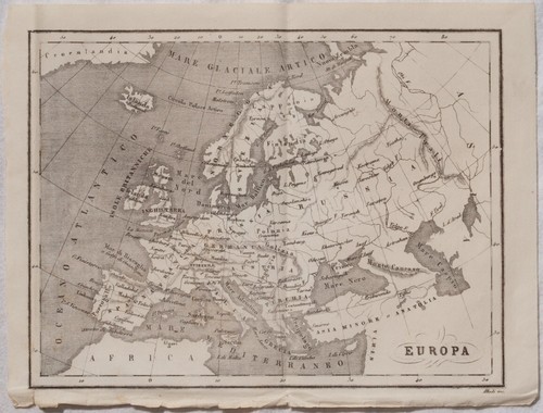 Europa europe mappa - mappa, rame