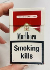 Pacchetto Sigarette Vuoto MARLBORO ROSSE RED Vintage Old Empty Cigarette Packet