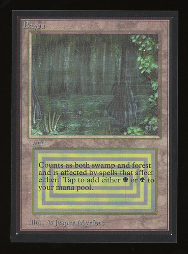 Bayou mtg edizione - mtg,