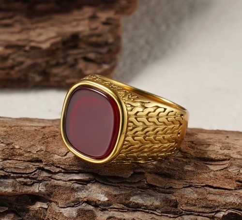 Anello uomo acciaio inox - uomo,