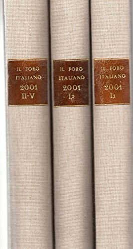 Foro italiano vol i - foro,