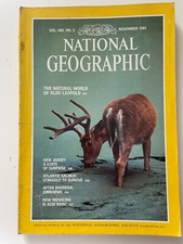 National Geographic November 1981 The Natural world of Aldo Leopold New Jersey