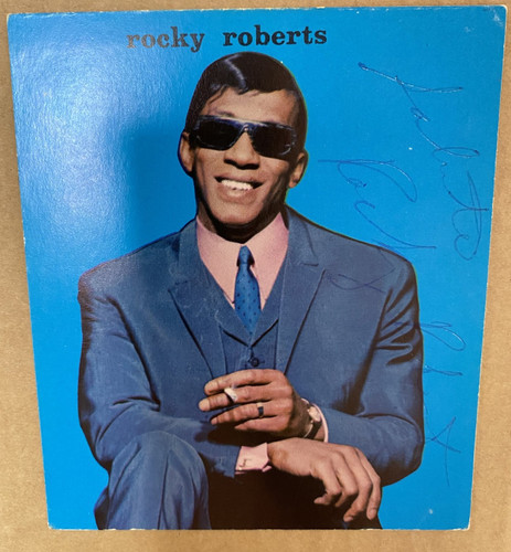 Rocky roberts autografo - rocky,