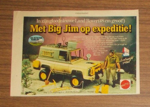 Rara pubblicità big jim - rara,