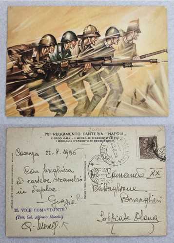 Cartolina reggimentali - cartolina,