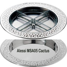 Alessi MSA05 Cactus Servizio per Antipasti, in Acciaio Inossidabile 18/10 Lucido