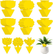 60 Pezzi Trappola per Moscerini, Gialle Trappola per Mosche Della Frutta, per In