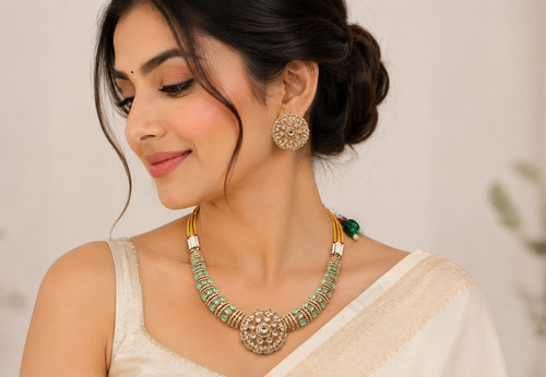 Set collana kundan indiana - set,