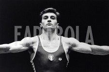 Foto vintage Ginnastica, 1997, corpo libero, Yuri Chechi