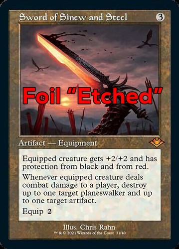 Mtg sword sinew and - mtg,