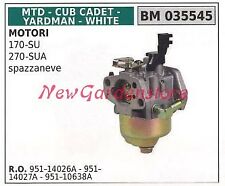 Carburatore a vaschetta MTD spazzaneve 170-SU 270-SUA 035545