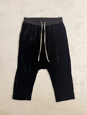 Rick Owens Black Velour Drop