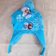Set Cappello e Guanti Disney Frozen Nuovo con etichette Cappellino Elsa e Anna NUOVO Frozen Guanti