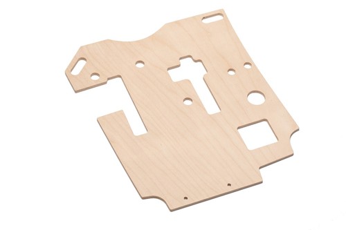 Pedaliera legno guida - in,