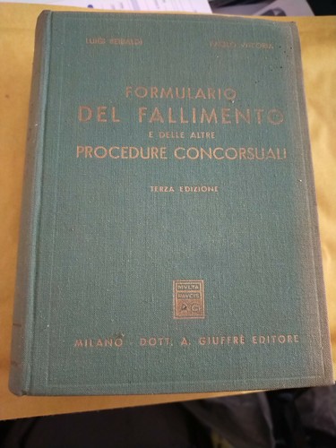 Formulario del fallimento - , e