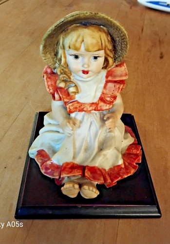 Bambolina ceramica - bambolina, in