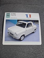 ACMA Vespa 400 - Storia e Dati Tecnici - Scheda (3)