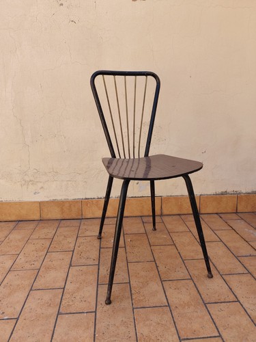 Sedia metallo con base in - di,