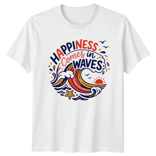 Shirt happiness comes - t-shirt,