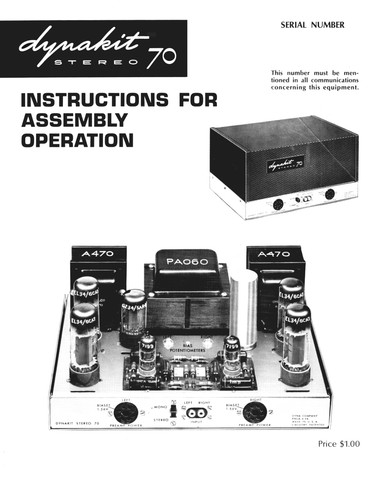 Dynaco stereo 70 - st-70,