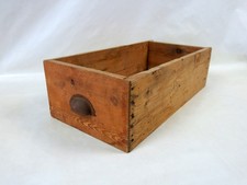 Cassetto Legno Vintage Antico Attrezzi Estraibile Porta Oggetti e Maniglia EF