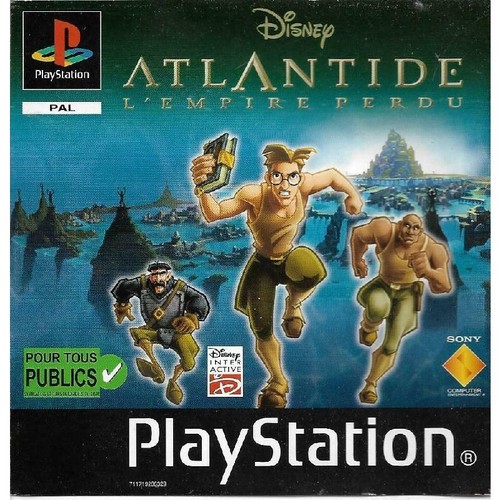 Jeu ps1 atlantide empire - jeu,