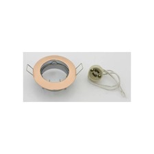 FARETTO INCASSO FISSO P/LED GU10 ORO (10,0 PZ)